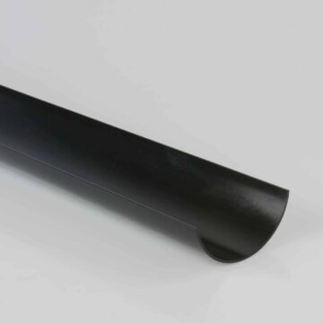 68mm Half Round Gutter 4m black