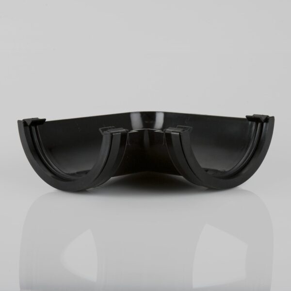 Brett Martin - 112mm Half Round Gutter 90deg black