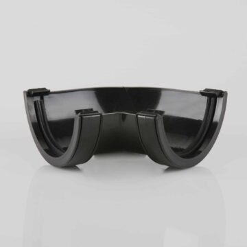 112mm HR Gutter Angle 120 deg - black