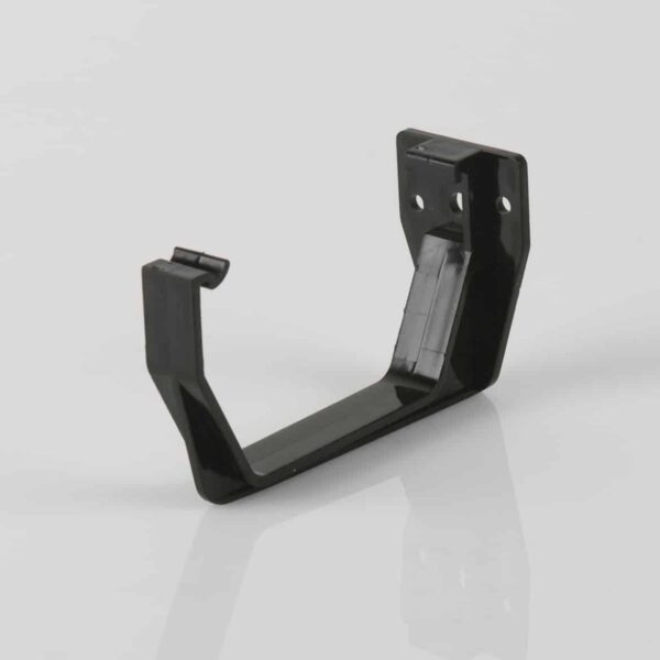 114mm Square Gutter Fascia Bracket black