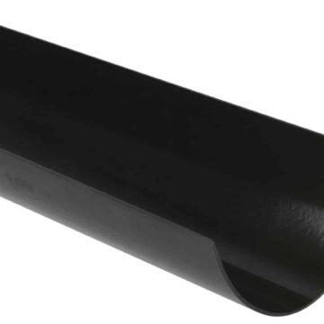 115mm Deepstyle Gutter 4m Length black