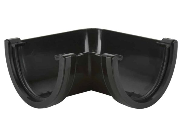 115mm Deepstyle Gutter Angle 90 Degrees black