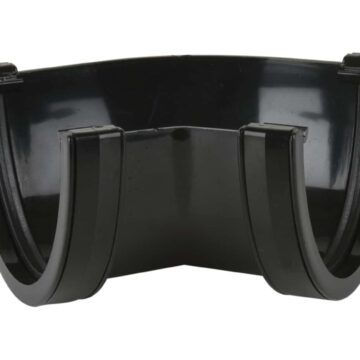 115mm Deepstyle 135 Degrees Gutter Angle BLACK
