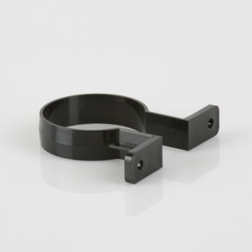 68mm Round Downpipe Clip black