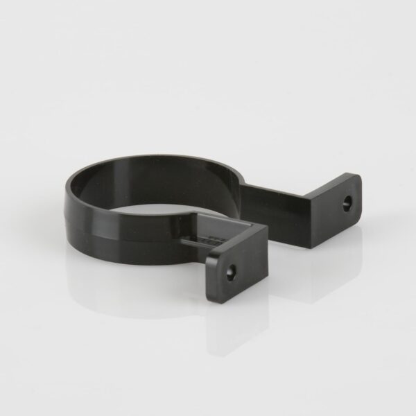 68mm Round Downpipe Clip black