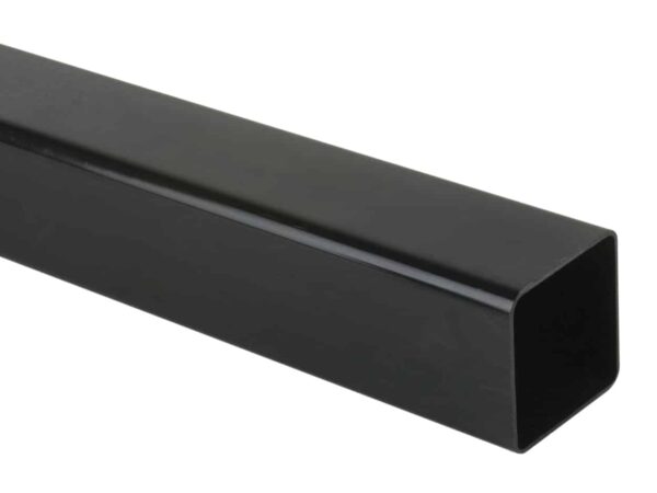 68mm square down pipe black