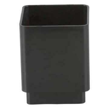65mm Square Downpipe Connector black