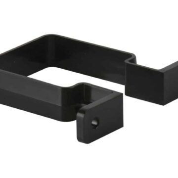 65mm Square Downpipe Clip black