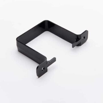 65mm Square Close Fit Downpipe Bracket black