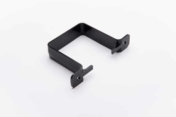 65mm Square Close Fit Downpipe Bracket black