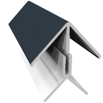 2 Part External Corner Trim (X-Wood Cladding) anthracite grey
