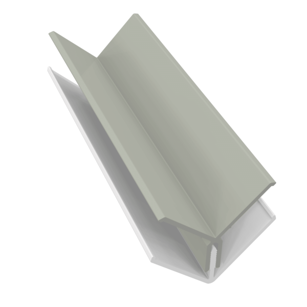 2 Part Internal Corner Trim for PVC Cladding - Image 3