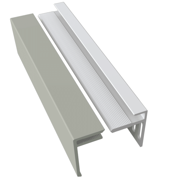 2 Part Multi Vent Starter Trim/ Cover Trim for PVC Cladding - Image 3