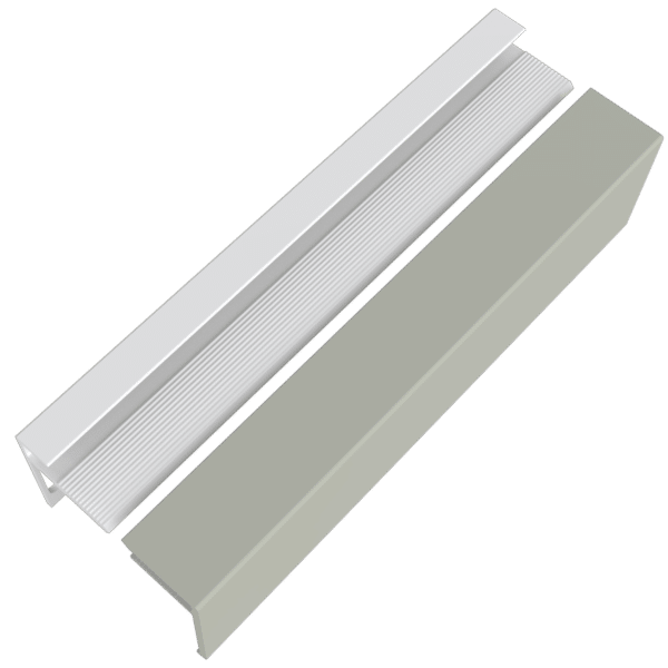 2 Part Multi Vent Starter Trim/ Cover Trim for PVC Cladding - Image 4