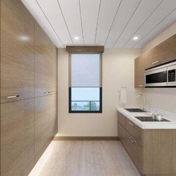 Gloss white chrome strip decorceil