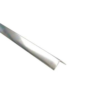 25×25 External Angle - Chrome Plastic