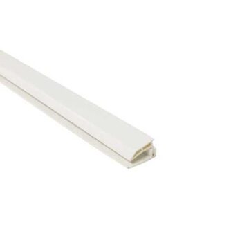 MB 2-Part 8mm End Profile - White Plastic