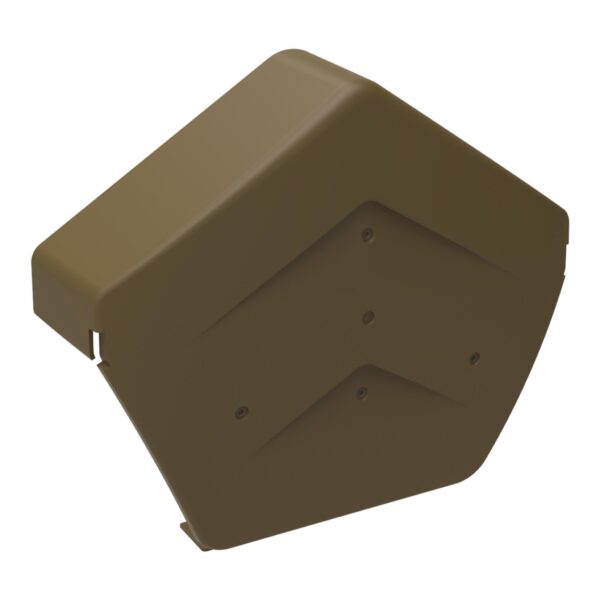 Angled Ridge Cap brown