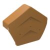 Angled Ridge Cap terracotta
