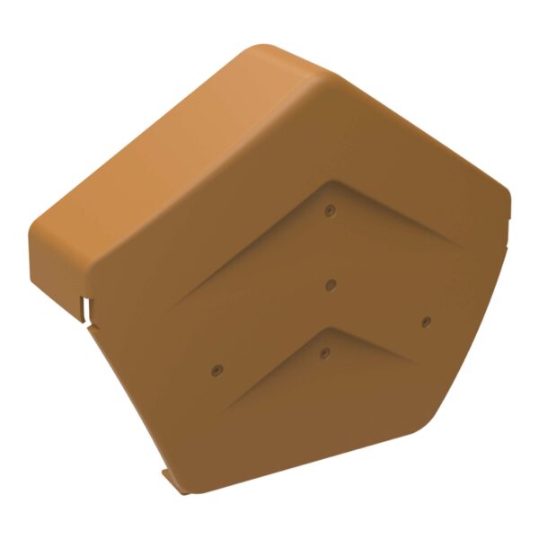 Angled Ridge Cap terracotta