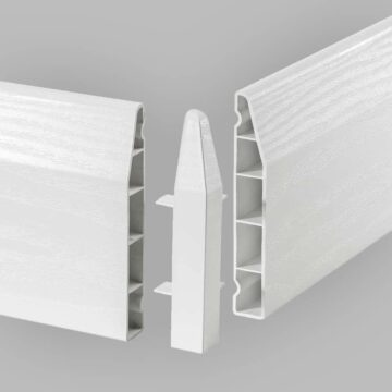 Chamfred skirting external 100