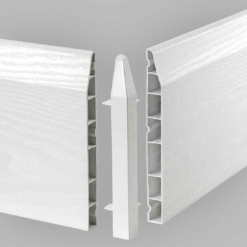 Chamfred skirting external 150