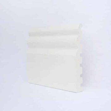 moulded ogee skirting white