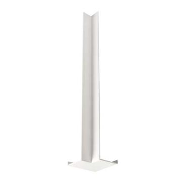 Square edged fascia corner white 90 degree