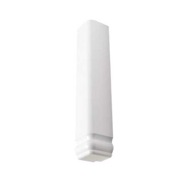ogee 300mm fascia 90 degree white